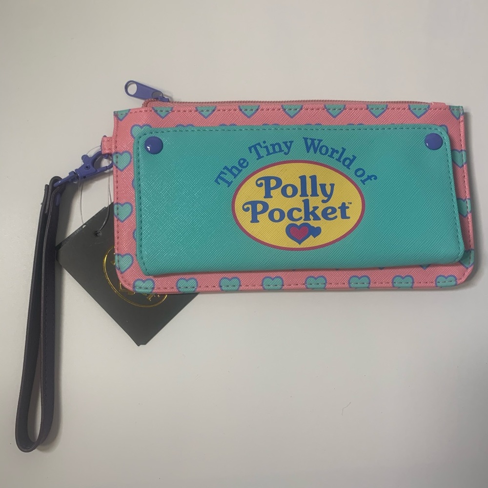 POLLY POCKET HEART WRISTLET WALLET